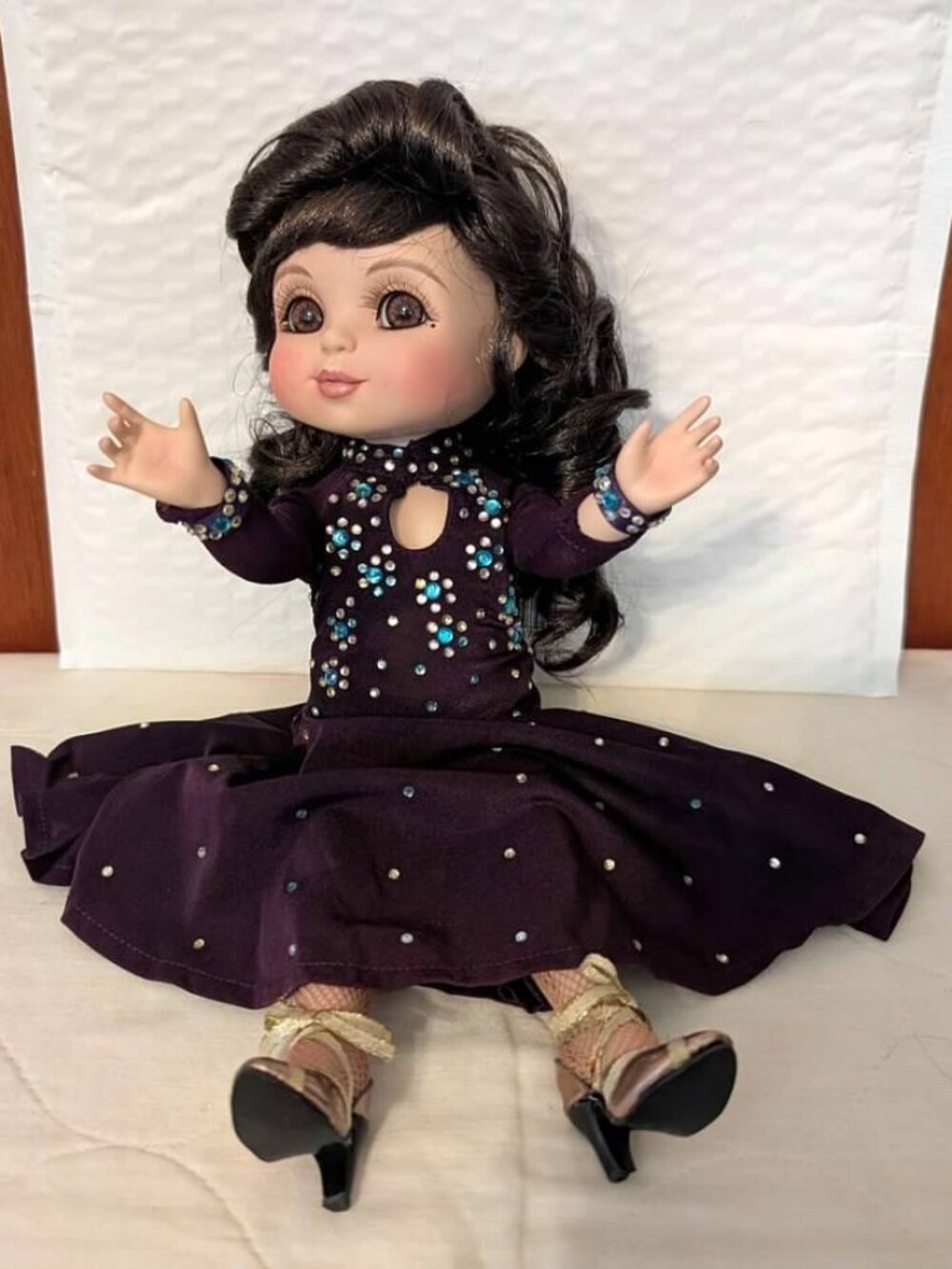 Vintage 2007 Marie Osmond Porcelain 13" Collectible Adora Fox Trot Belle Doll